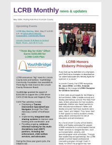 LCRB May 2026 eNewsletter Page 1